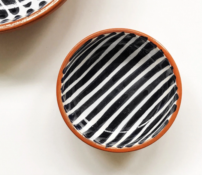 Casa Cubista Mini Ceramic Bowl - Stripes