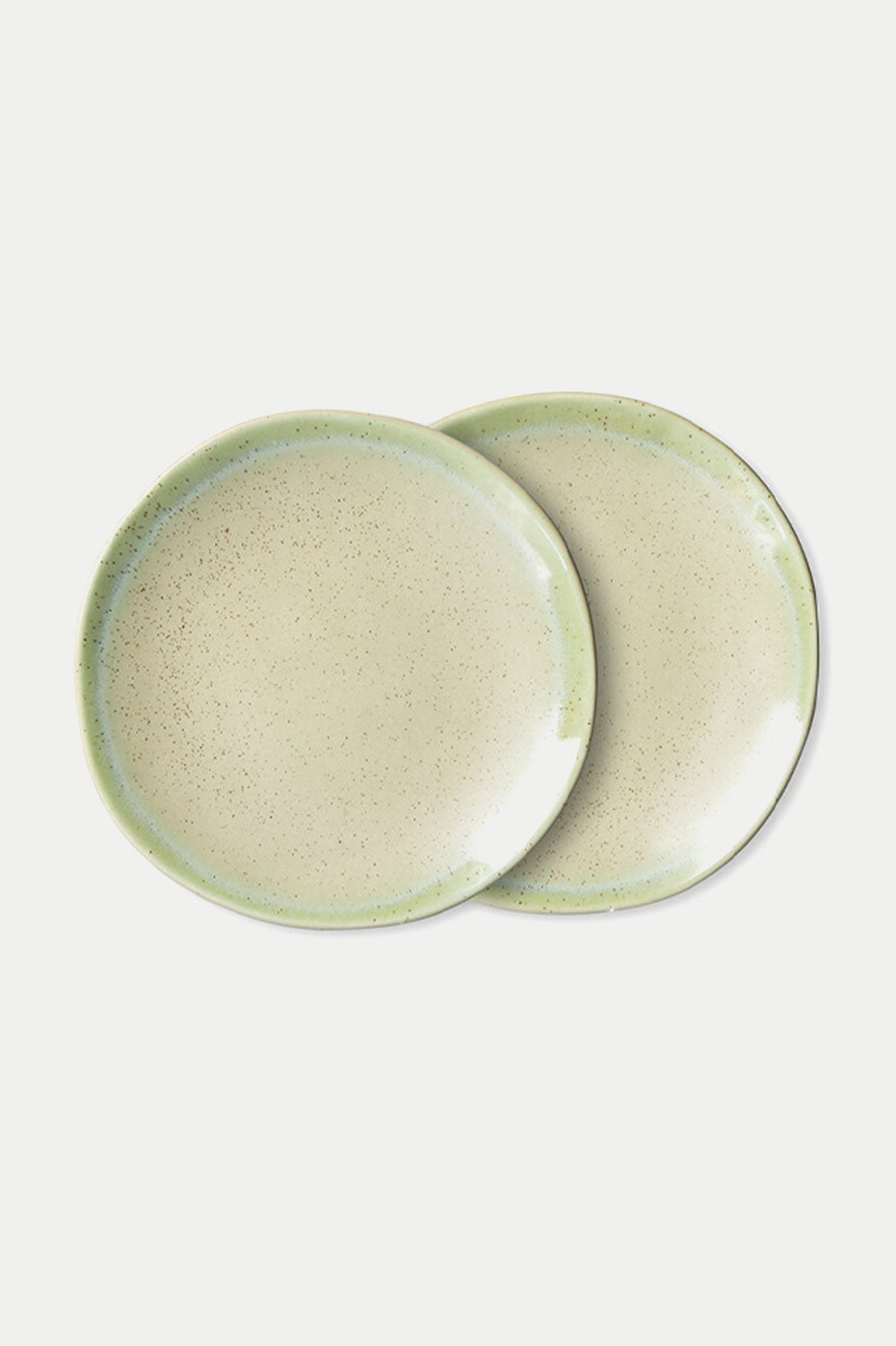 Pistachio 70s Ceramics Side Plates