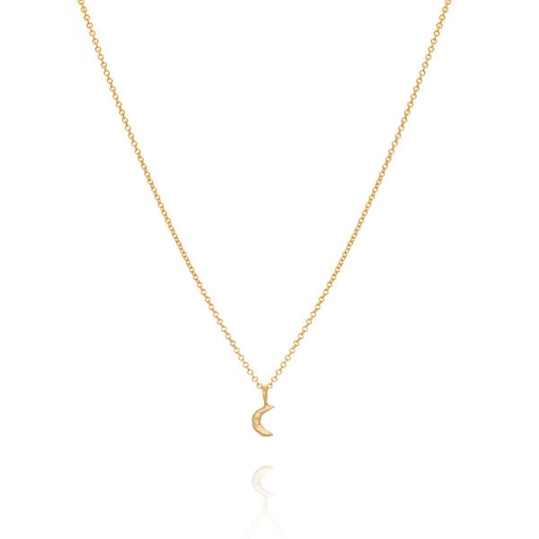 épanoui Stars Align Moon Necklace 14ct Gold Vermeil