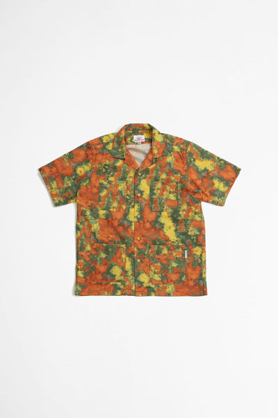 Battenwear Five Pocket Island Shirt Orange Camo