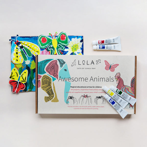 Awesome Animals Art Box By