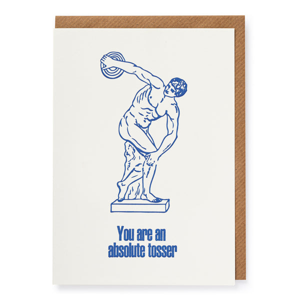 Birthday Card Discus Thrower