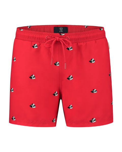 Swimsuit Shorts For Boys - Roelof Red