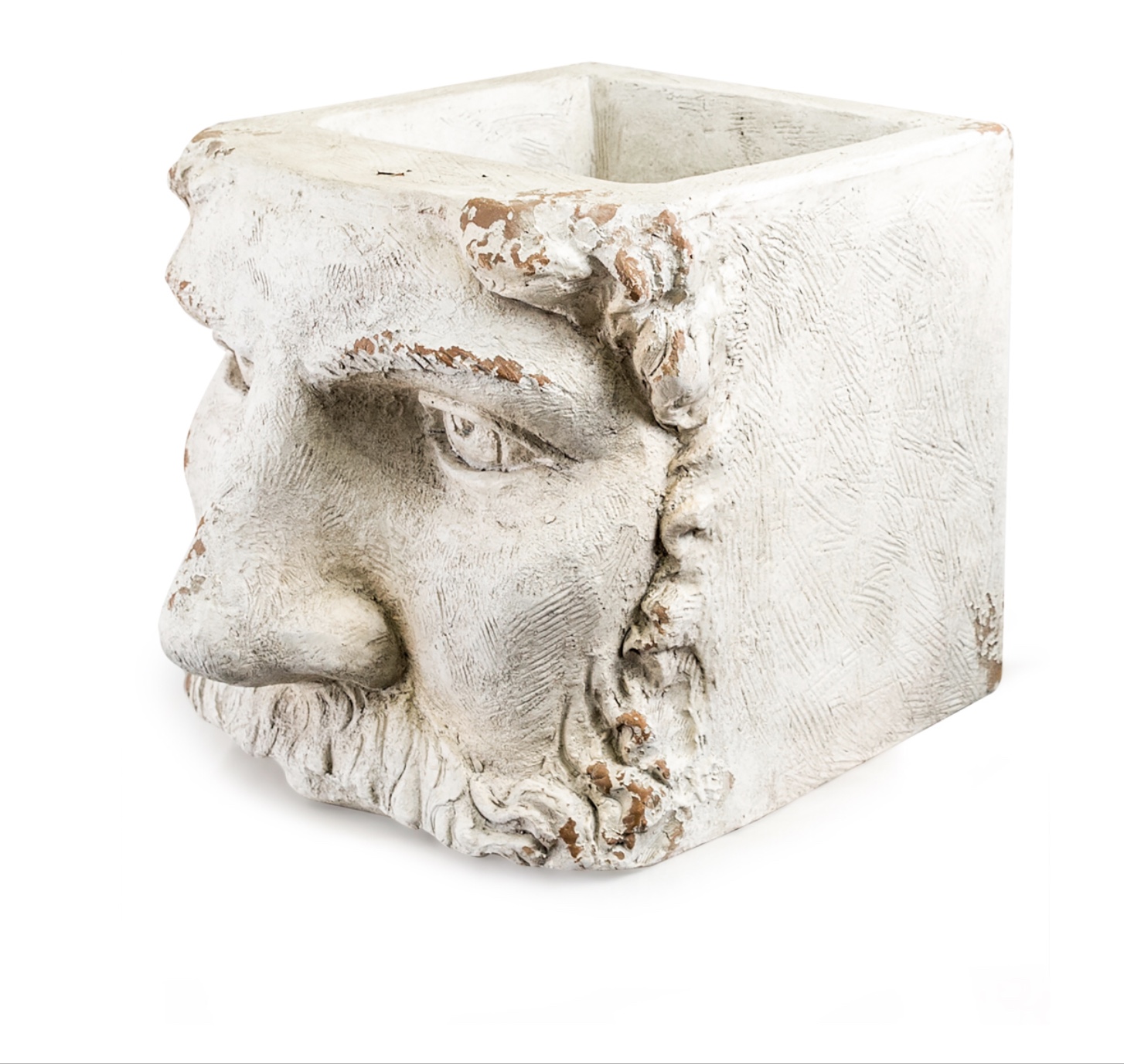 Rustic Stone Effect Face Planter Planter