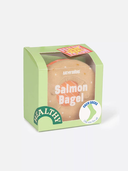 DOIY Design Ems Salmon Bagel Socks