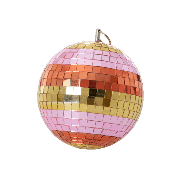 rice Medium Pink Disco Ball