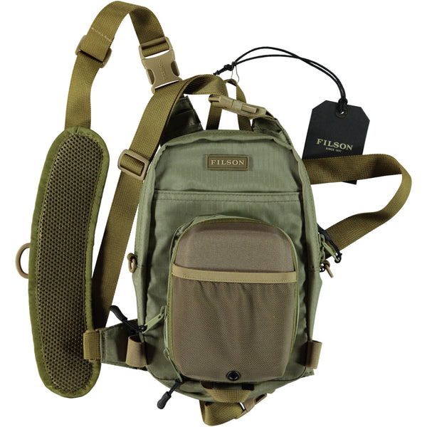 Trouva: Ripstop Fishing Chest Pack Vintage Olive