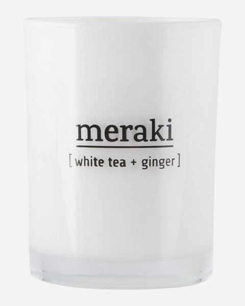 Meraki White Tea & Ginger Scented Candle