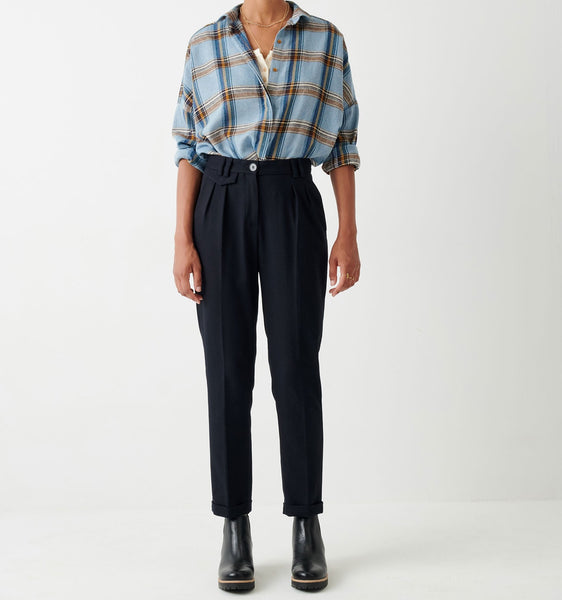 Sessun Mansfield Navy Trousers
