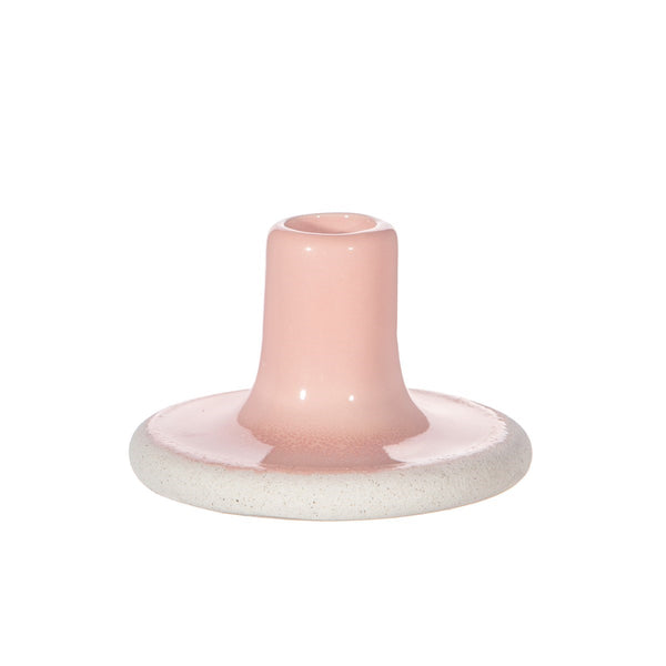 Sass & Belle  Pink Mojave Glaze Candle Holder