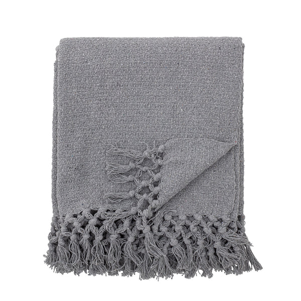 Delta Grey Recycled Cotton Throw