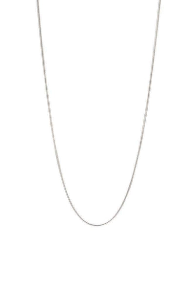 JUULRY Silver Round Link Necklace