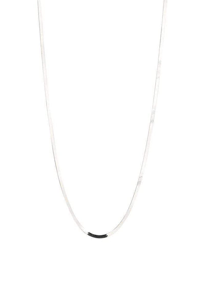 JUULRY Silver Flat Link Necklace