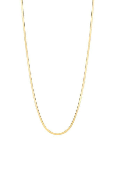 JUULRY Gold Plated Flat Link Necklace
