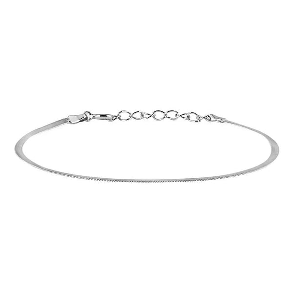 JUULRY Silver Flat Link Bracelet