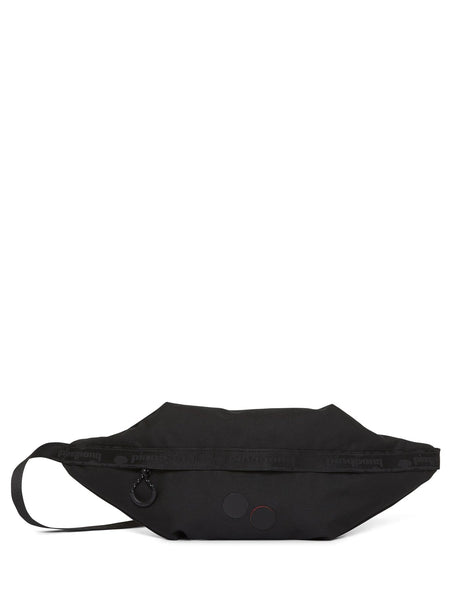 pinqponq Brik Rooted Black Pure Woven Bum Bag