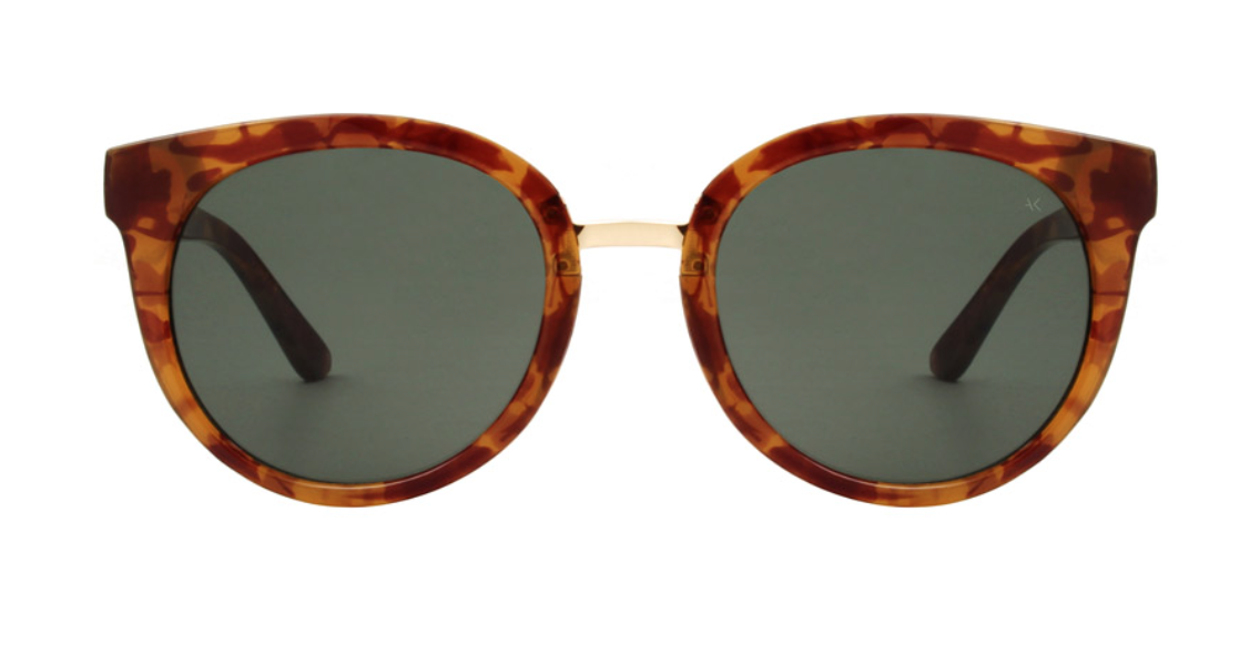 Gray Sunglasses Demi Light Brown Tortoise