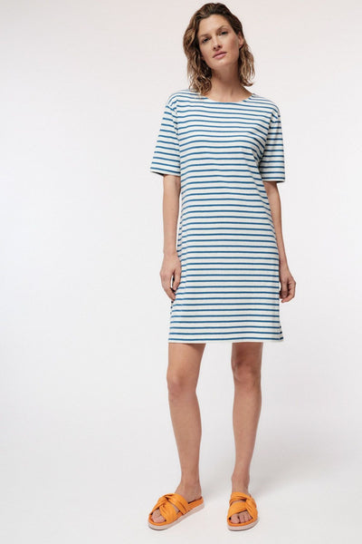 Lanius Dress With Stripes And Back Cutout