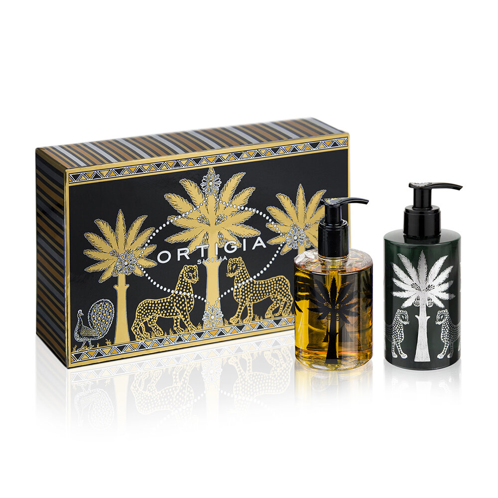 Ambra Nera Body Cream & Liquid Soap Gift Set