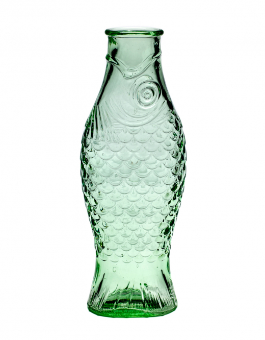 Serax 1L Green Fish and Fish Bottle