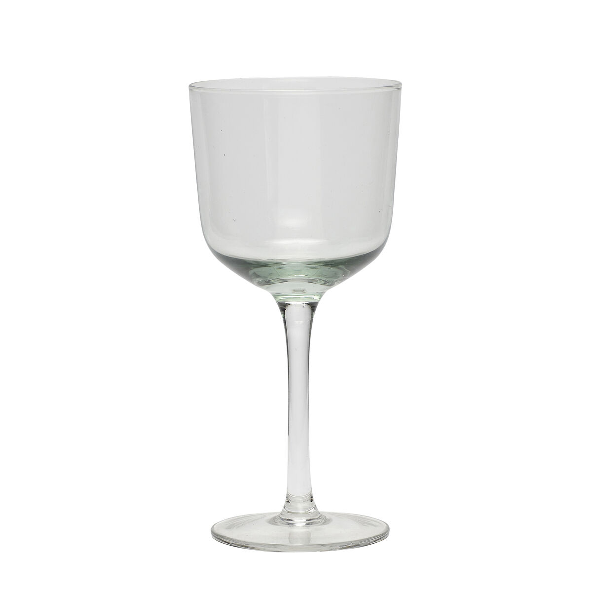 Hubsch Clear Wine Glass
