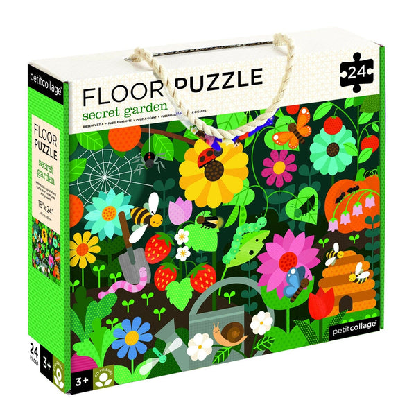 PetitCollage Secret Garden 24-Piece Floor Puzzle