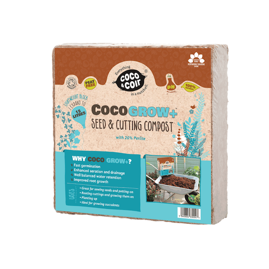 Coco & Coir - Coco Grow Plus Seed & Cutting Compost 15L