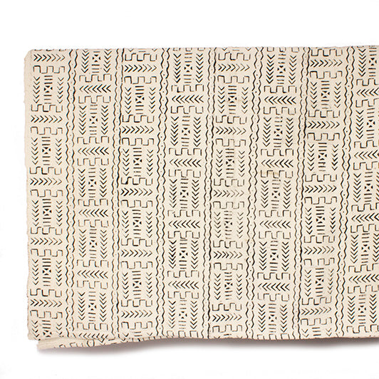 West African Bògòlanfini Mud Cloth 'Asida&#x27