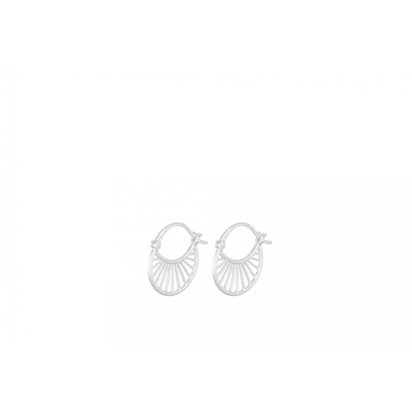 Pernille Corydon Daylight Earrings Small In Silver