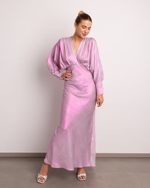 jackieandkate Kleid Metallic Pink