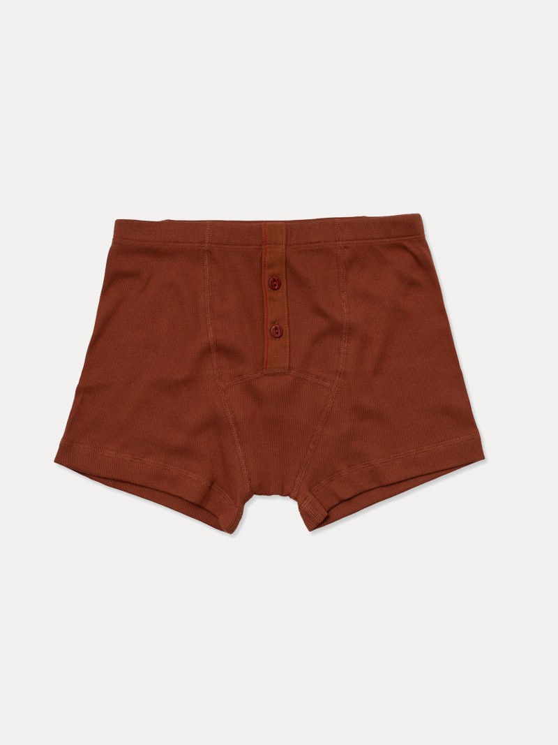 Organic cotton jersey boxer - Copper