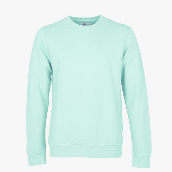 | Classic Organic Crewneck | Light Aqua