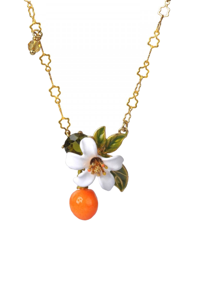 Oranges Orange Blossom &amp; Little Beads Necklace IV7918