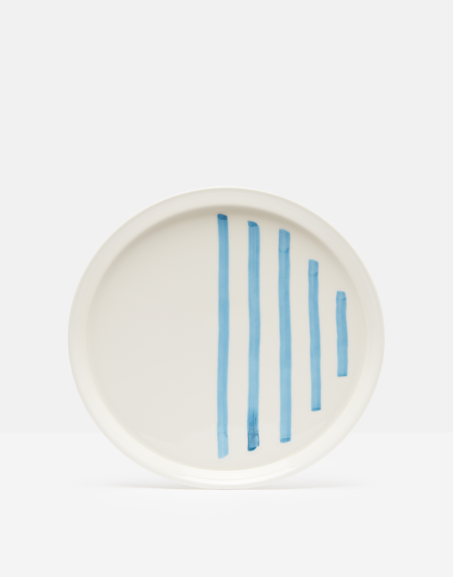 Blue Stripe Fine China Dinner Plate