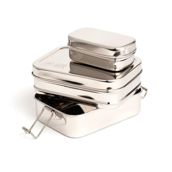 Elephant Box Stainless Steel Three in One Lunch Box