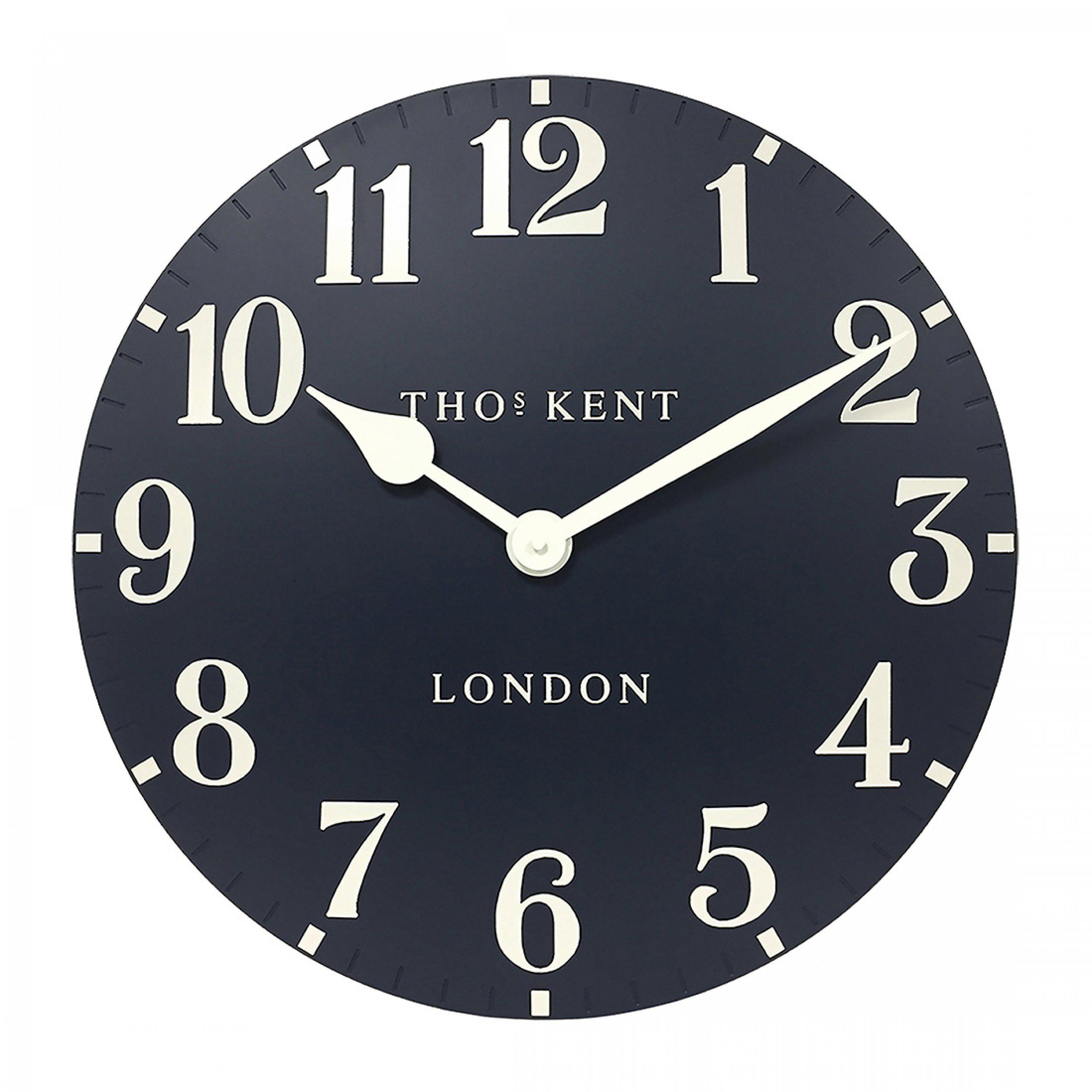 Thomas Kent 50cm Ink Blue Arabic Wall Clock