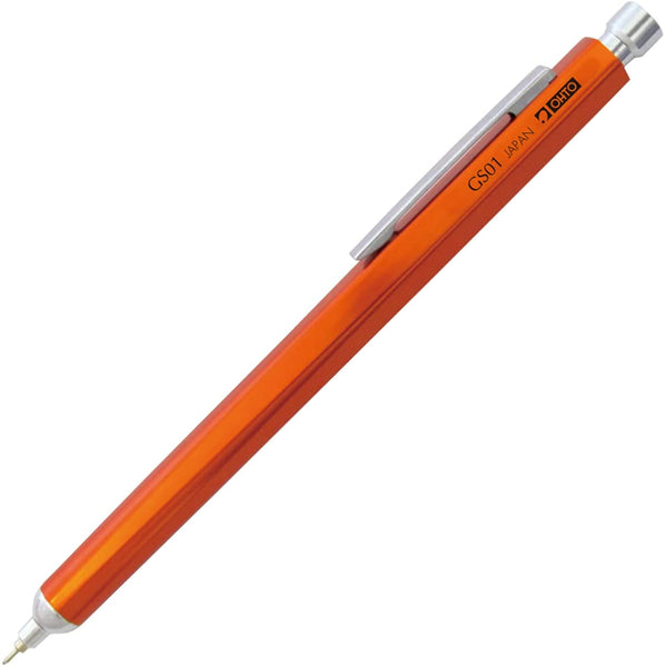 Gs01 Needlepoint Aluminium Pen Orange 0.7mm