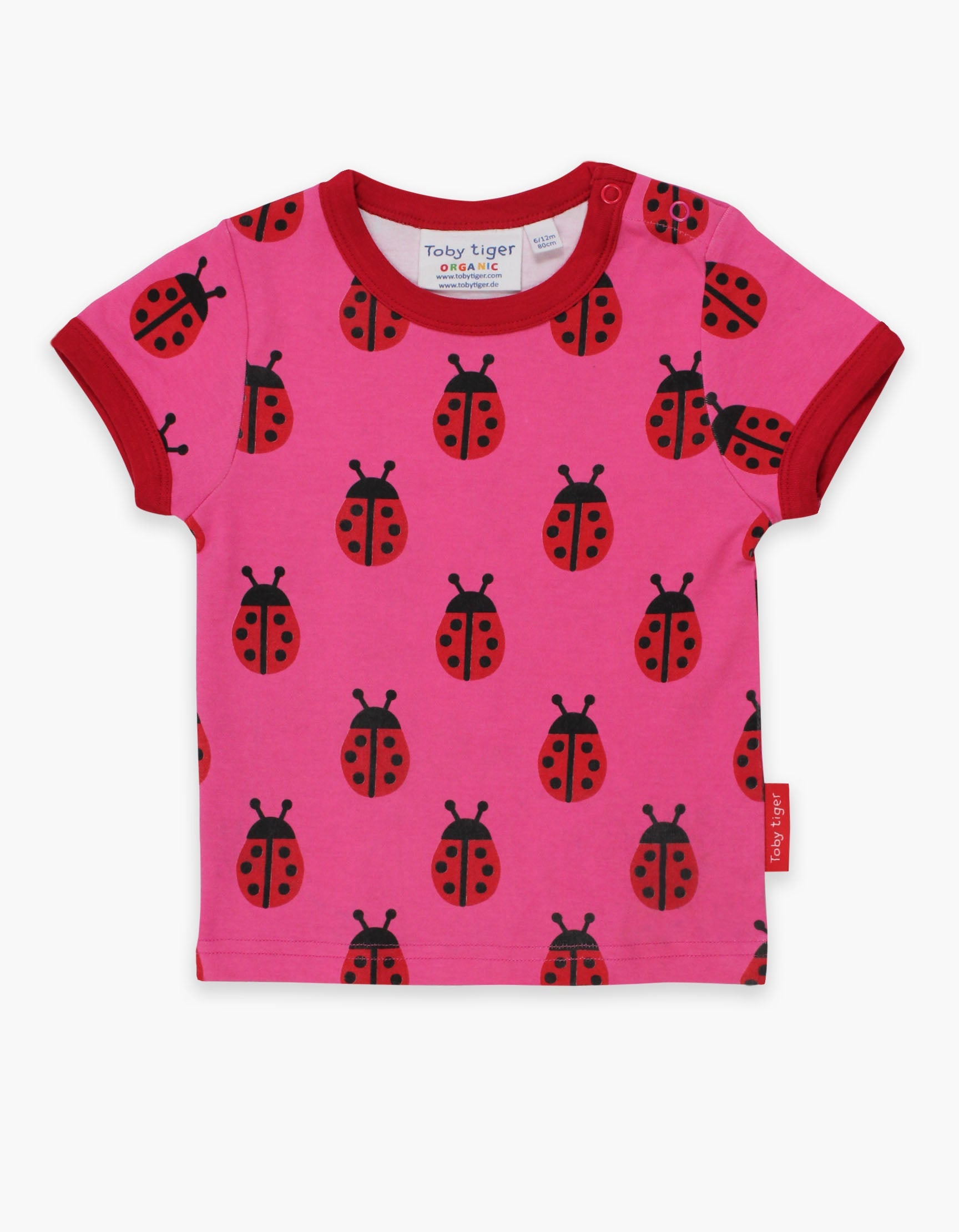 Organic Ladybird Print T-Shirt