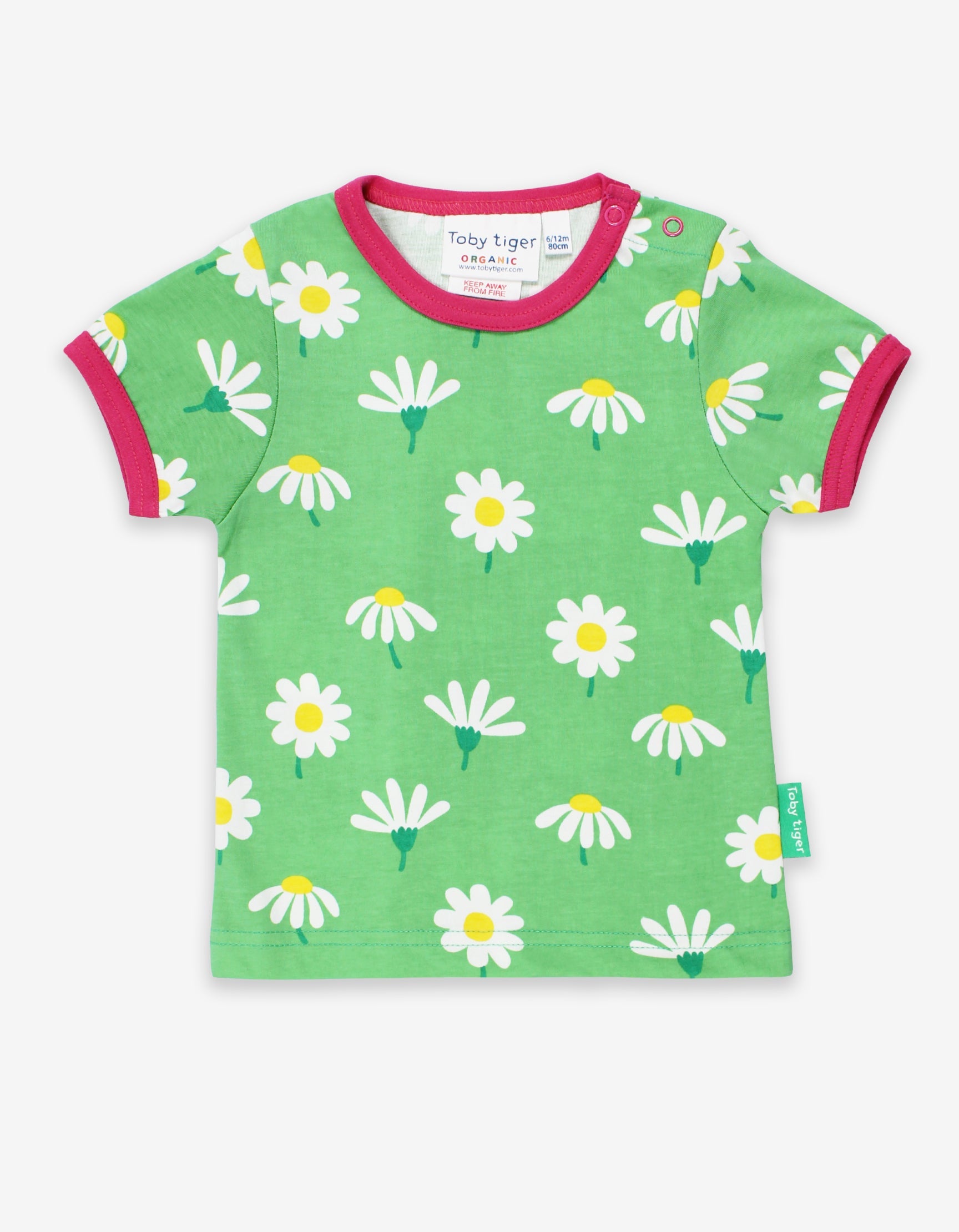 Organic Daisy Print T-Shirt