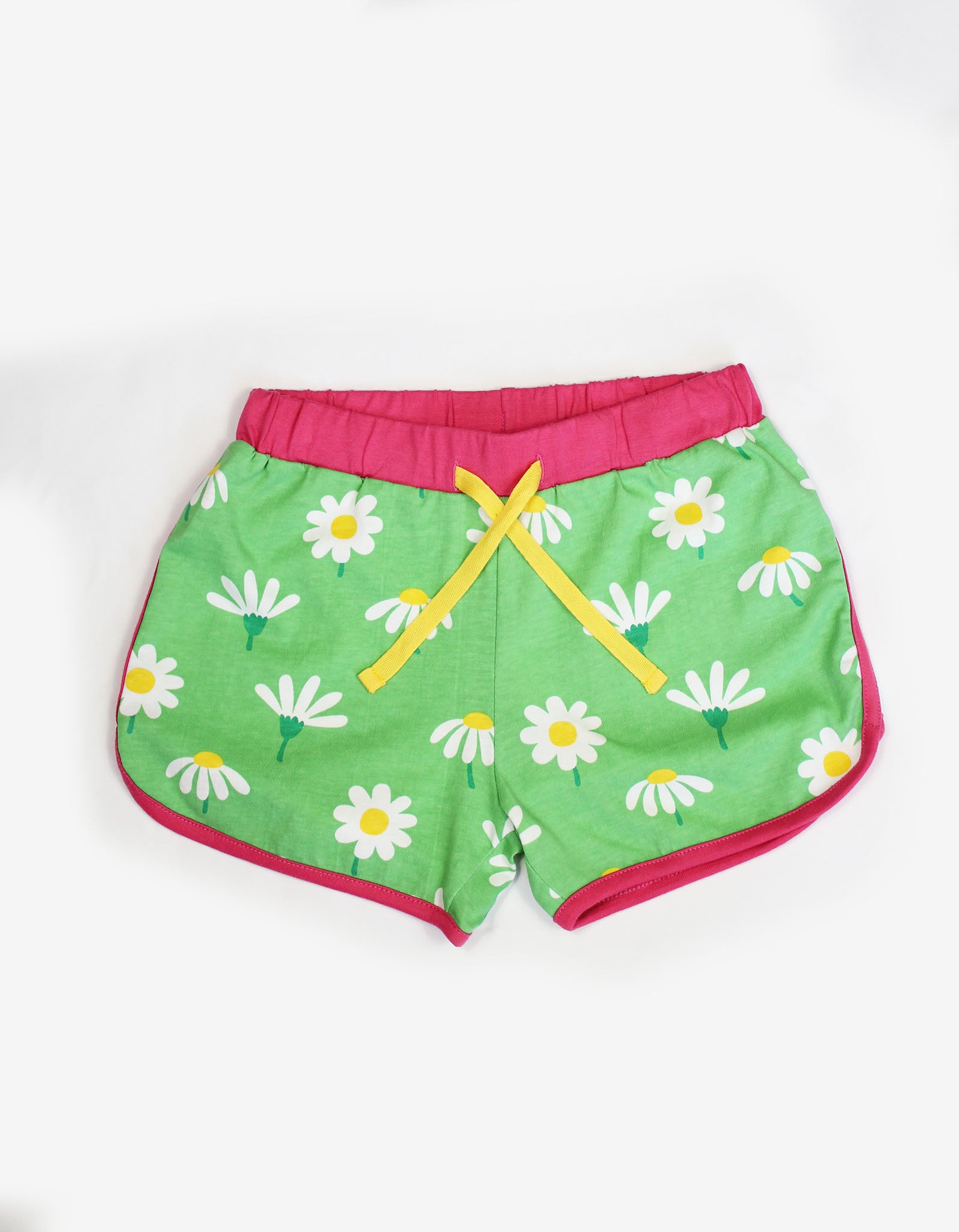 Organic Daisy Print Running Shorts