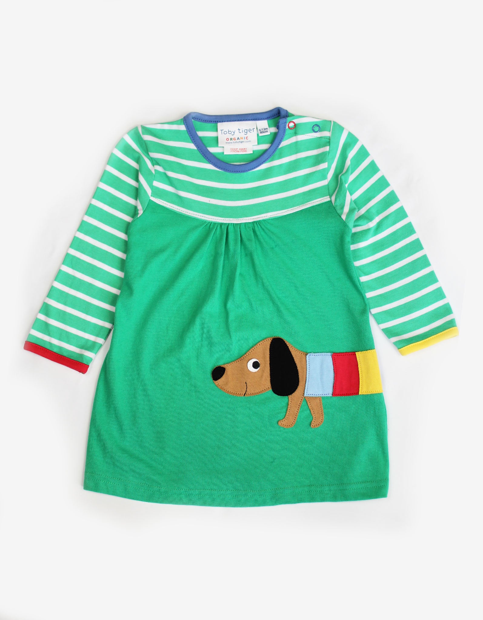 Organic Multi Sausage Dog Applique Dress