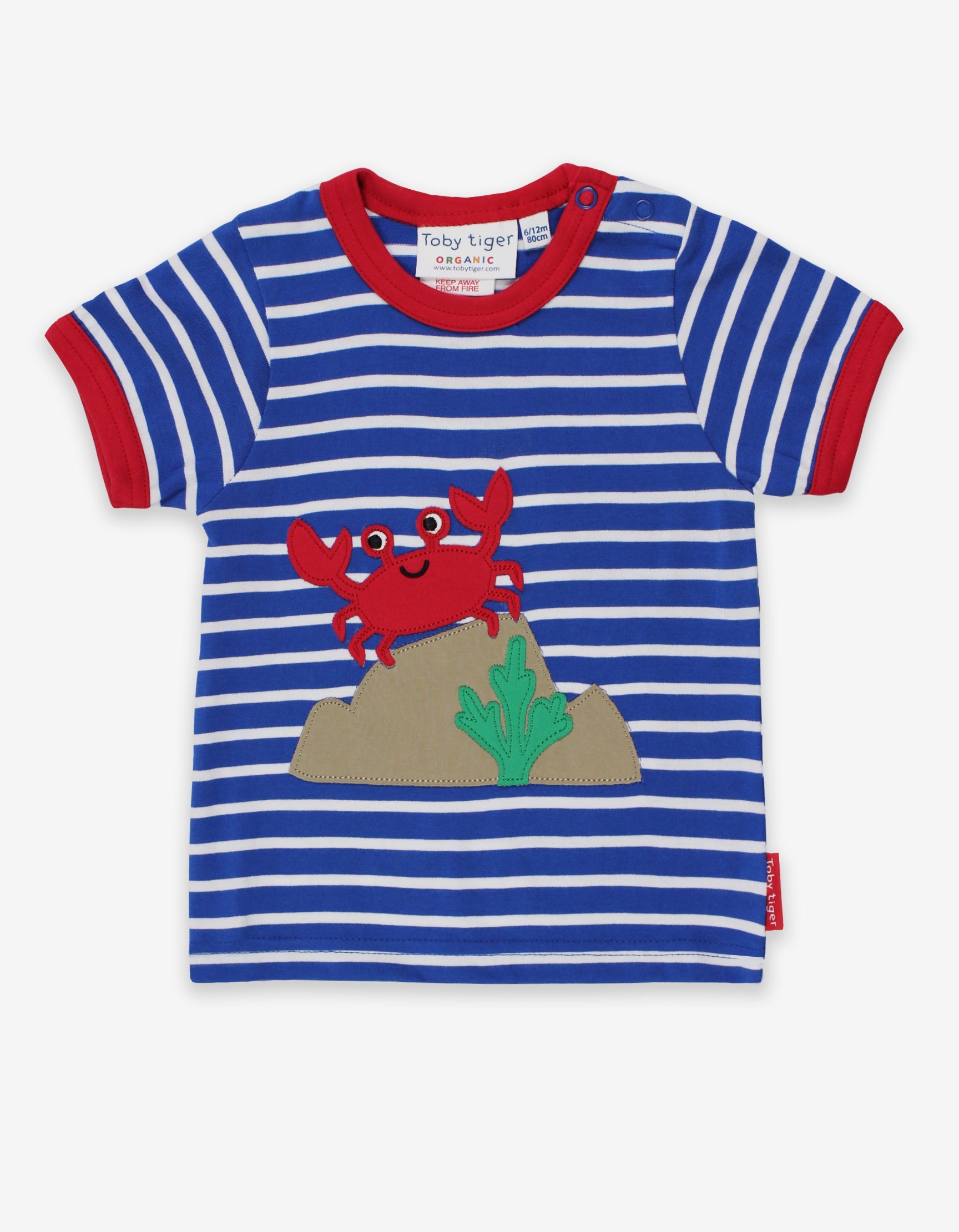 Organic Crab Applique T-Shirt