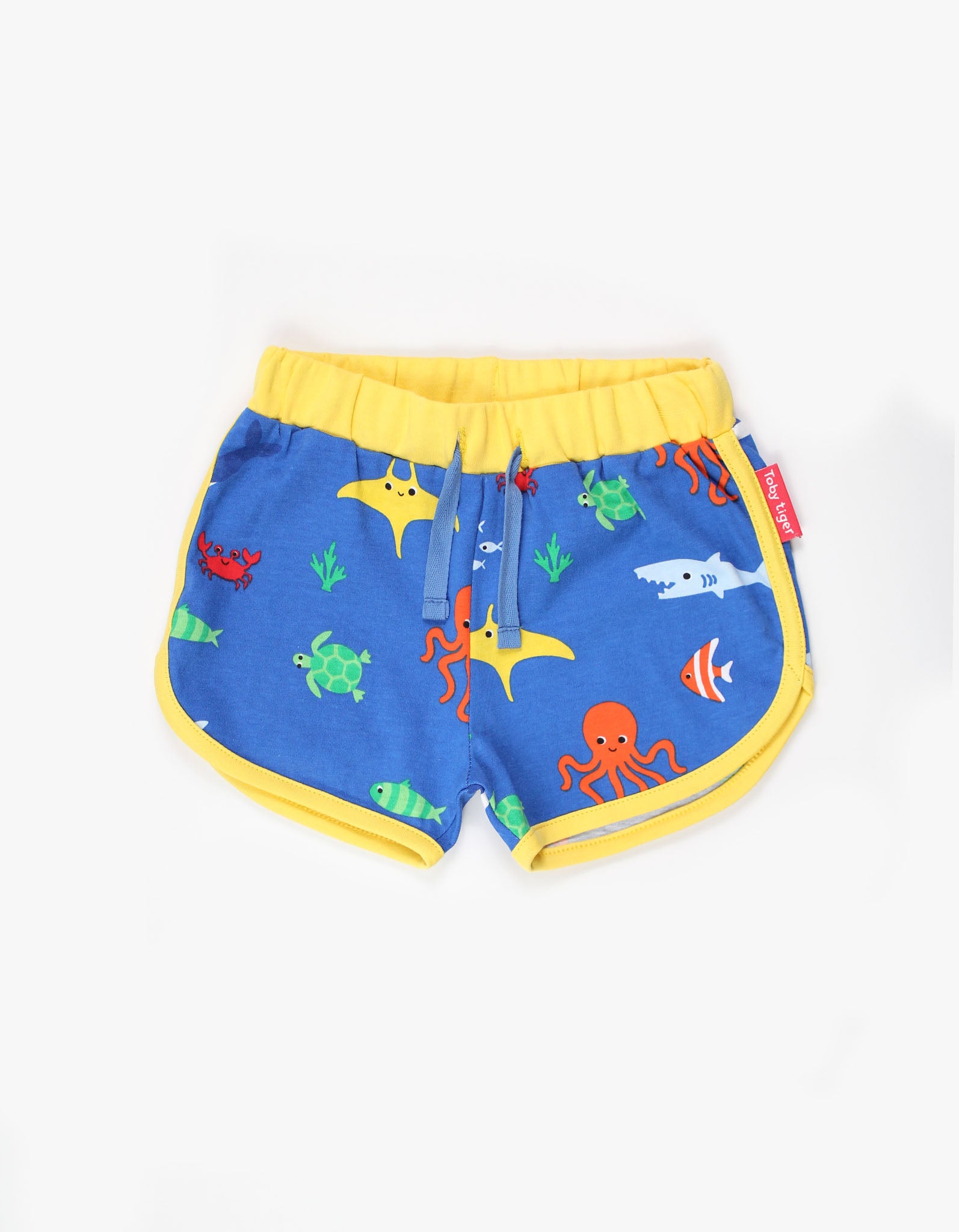 Organic Sealife Print Running Shorts