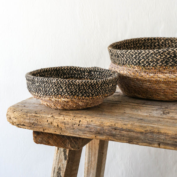 House Doctor Seagrass Bowl Baskets - Pair