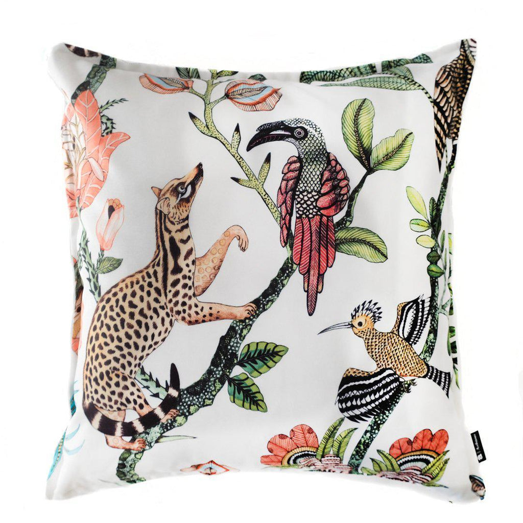 Botanical Boys Ardmore - Camp Critters Coral Outdoor Cushion Cover