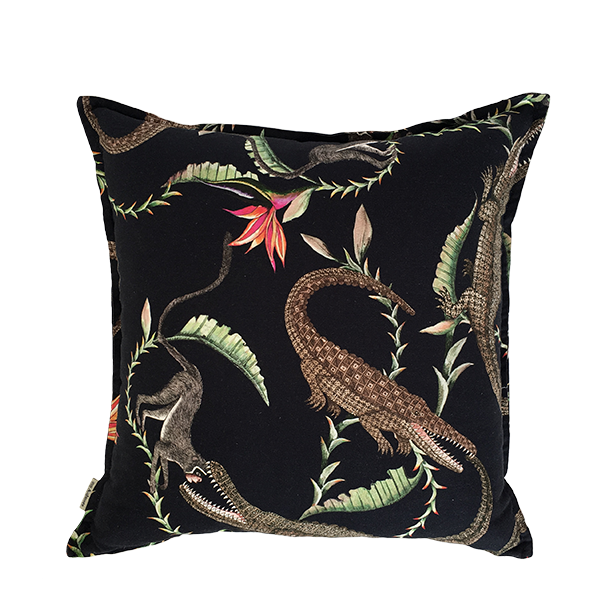 Botanical Boys Ardmore - River Chase Night Linen Cushion Cover