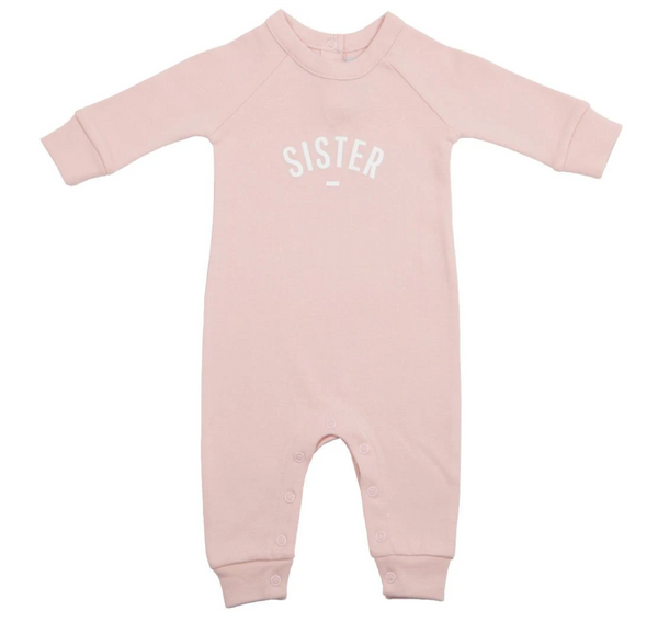 Sister Blush Pink Babygrow