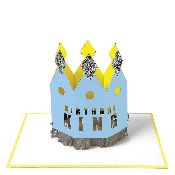 Crowned Birthday King Card