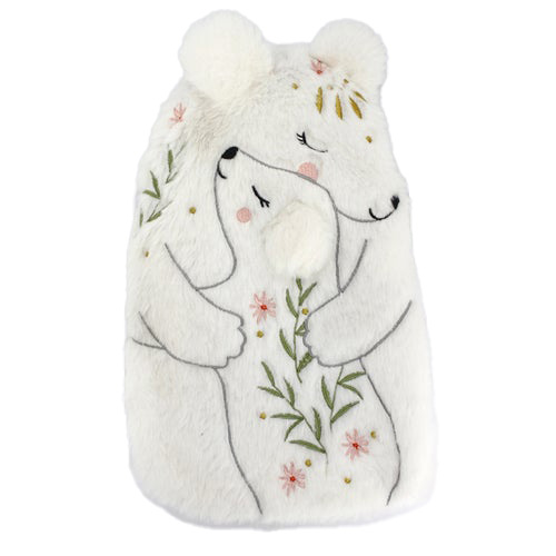 House of disaster Polar Bear and Baby Hot Water Bottle