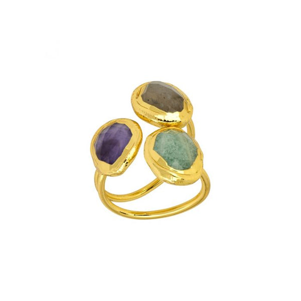 | Amelie Ring | Green Grey Purple